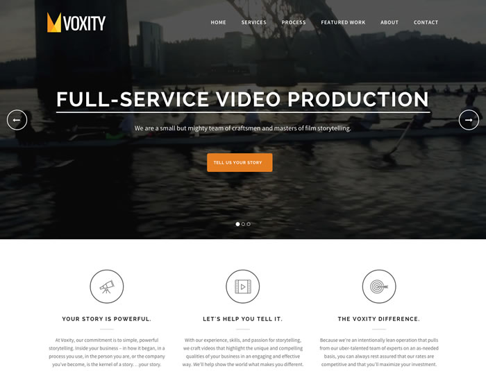 Website Launch: Voxity Video Productions