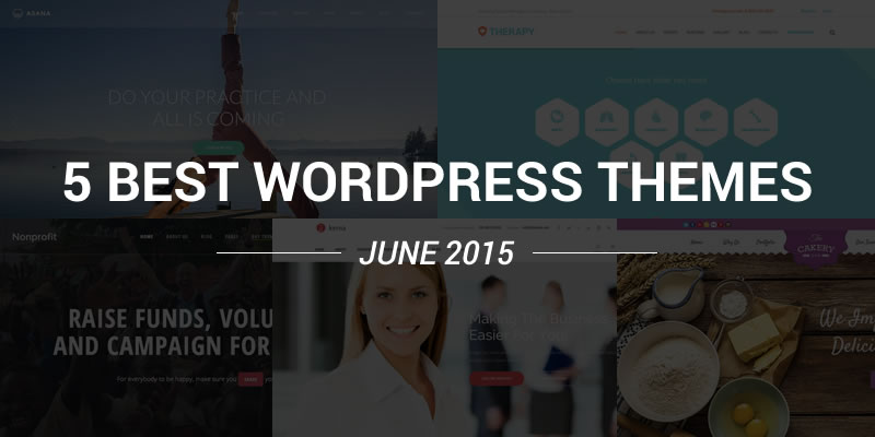4 Best WordPress Themes for June 2015