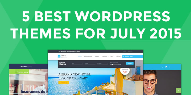 5 Best WordPress Themes for July 2015